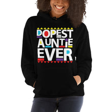 Load image into Gallery viewer, Dopest Auntie Ever Hoodie (Wht)