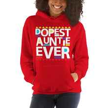 Load image into Gallery viewer, Dopest Auntie Ever Hoodie (Wht)