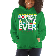 Load image into Gallery viewer, Dopest Auntie Ever Hoodie (Wht)